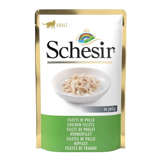 SCHESIR in jelly Chicken fillet - wet cat food - 85 g