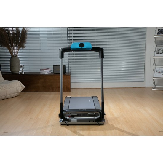 Electric treadmill, home OVICX Q2S PLUS bluetooth&app, 1-14km (black)