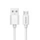 USB cable 3 m USB 2.0, USB A  - Micro USB White SAVIO CL-167