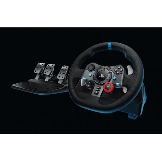 Logitech G G29 Steering wheel + Pedals Playstation 3,PlayStation 4 Analogue USB 2.0 Black