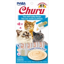 INABA Churu Tuna with scallops - cat treats - 4x14 g