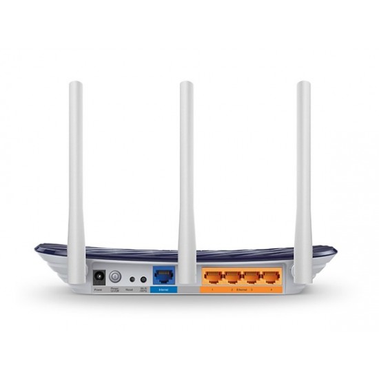 TP-Link Archer C20 AC750 V4.0 wireless router Fast Ethernet Dual-band (2.4 GHz / 5 GHz) Navy