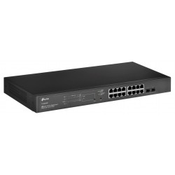 TP-Link JetStream 18-Port Gigabit Smart Switch with 16-Port PoE+