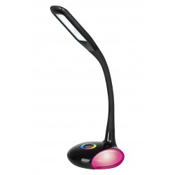 Activejet LED desk lamp VENUS BLACK with RGB base