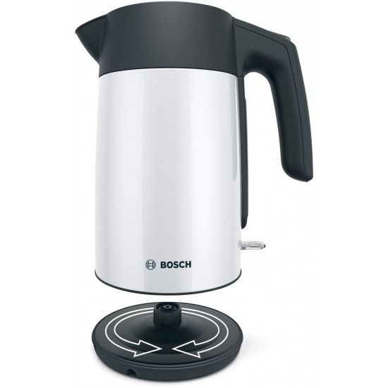 Electric kettle Bosch TWK 7L461, 2400 W, 1.7 l White