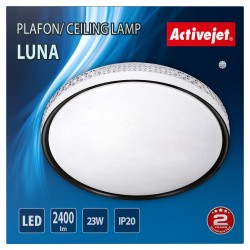 Modern LED ceiling plafond Activejet LUNA 23W