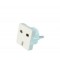 Gembird A-AC-UKEU-001 power plug adapter Type G (UK) Type F White