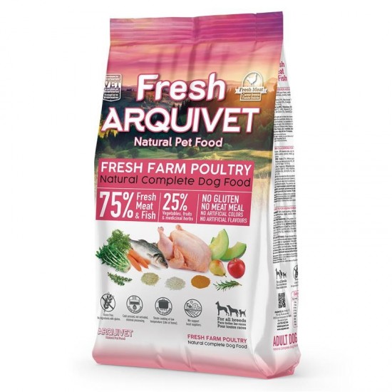 ARQUIVET Fresh Chicken and oceanic fish - dry dog food - 10 kg