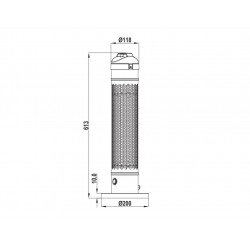 Activejet steel patio heater APH-IS800