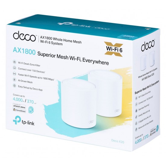 TP-Link AX1800 Whole Home Mesh Wi-Fi 6 System, 2-Pack