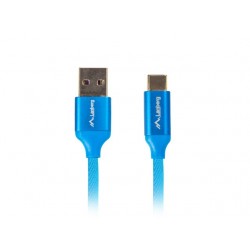 Lanberg CA-USBO-22CU-0005-BL USB cable 0.5 m USB 2.0 USB A USB C Blue