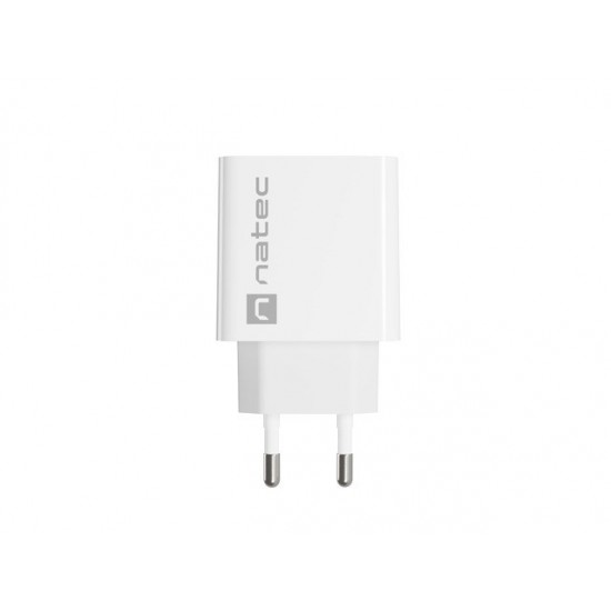 NATEC NETWORK CHARGER RIBERA USB-C 20W PD WHITE