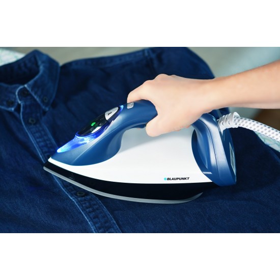 Blaupunkt SSP701 Steam ironing station 3200 W 1.5 L Ceramic soleplate Black,Blue,White