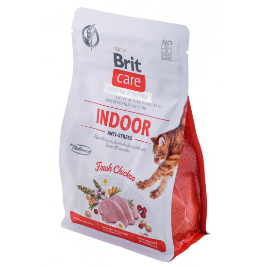 BRIT Care Grain-Free Adult Indoor Anti-Stress - dry cat food - 400 g