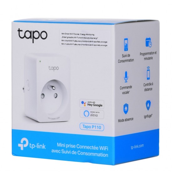 Tapo Mini Smart Wi-Fi Socket, Energy Monitoring