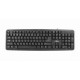 Esperanza TKR101 keyboard USB QWERTY English, Russian Black