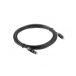 Lanberg CA-TOSL-10CC-0010-BK fibre optic cable 1 m TOSLINK Black