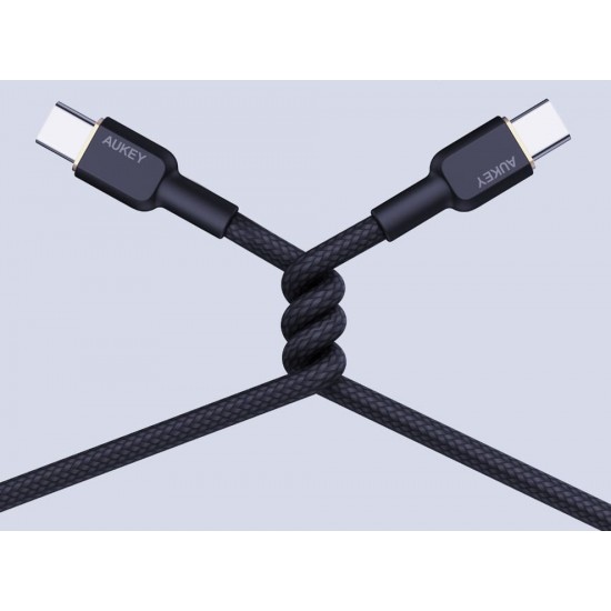 Kabel Anker 322 USB-C do USB-C 0.9m czarny