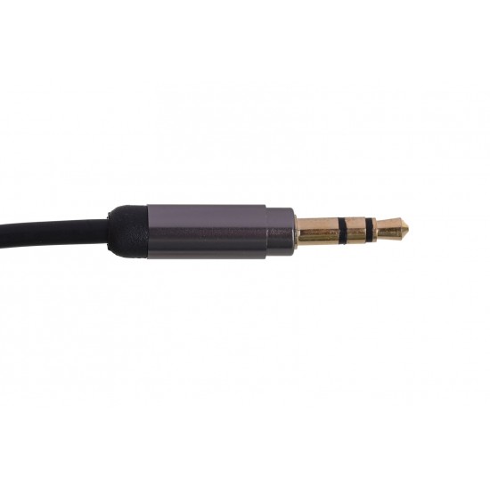 Gembird CCAP-444-1M audio cable 3.5mm Black