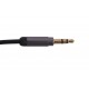 Gembird CCAP-444-1M audio cable 3.5mm Black