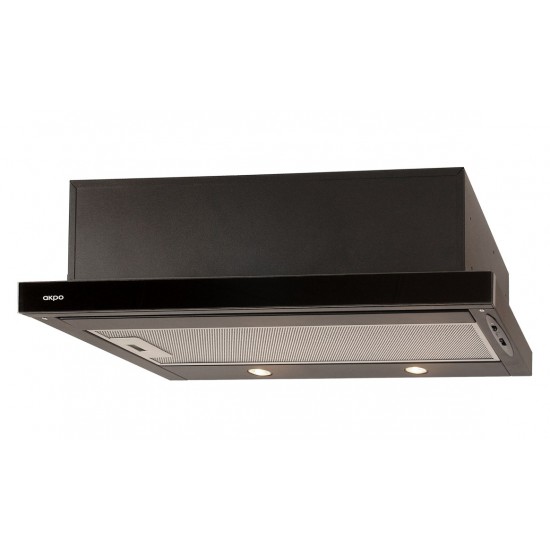 Kitchen Hood Akpo WK-7 Light eco glass 60 Built-under Black