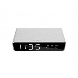 Gembird DAC-WPC-01-S alarm clock Digital alarm clock Silver