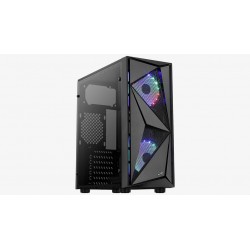 Aerocool Glider Cosmo-A-BK-v2 Midi Tower Black