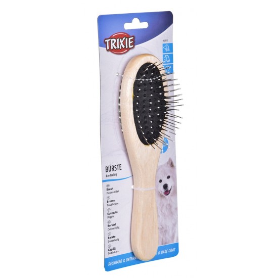 TRIXIE 2315 Wood Dog Brush