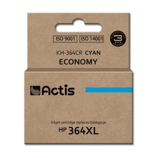 Actis KH-364CR ink (replacement for HP 364XL CB323EE; Standard; 12 ml; cyan)