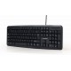 Gembird KB-U-103-RU keyboard USB QWERTY English, Russian Black