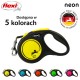 Flexi New NEON 5 m Black, Yellow Dog Retractable lead