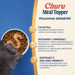 INABA Churu Meal Topper Tuna with scallop - cat treats - 4 x 14g