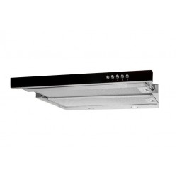 Akpo WK-7 Light Glass 50 Under-cabinet cooker hood Inox, Black