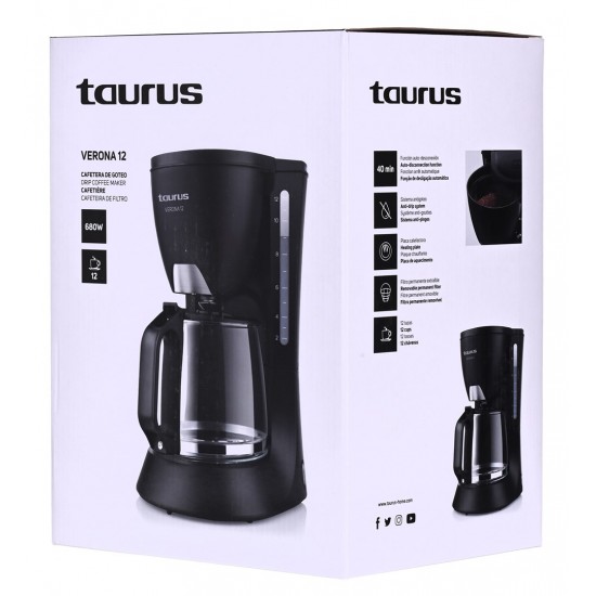 Taurus Verona 12 Semi-auto Drip coffee maker