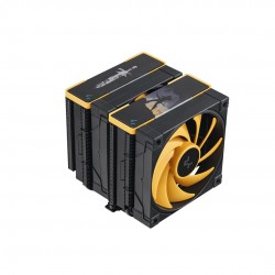 DeepCool AK620 Zero Dark Zoria Processor Air cooler 12 cm Black, Yellow 1 pc(s)