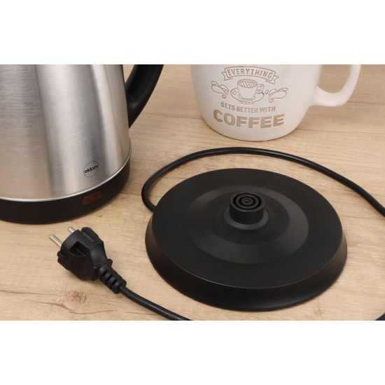 ELDOM Steel kettle HUMI, 1800 W, capacity 1.7L, hob