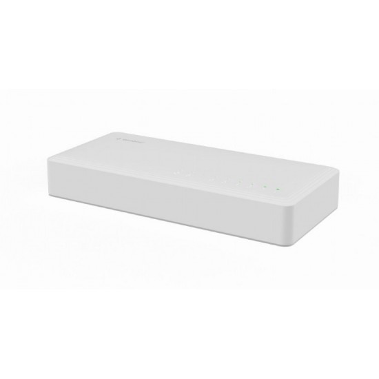 Gembird NSW-G8-01 network switch Unmanaged Gigabit Ethernet (10/100/1000) White