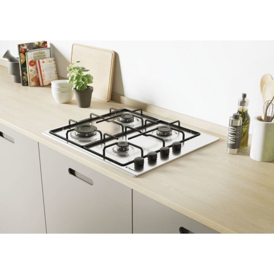 Candy Idea CHW6LBX Stainless steel Built-in 56 cm Gas 4 zone(s)