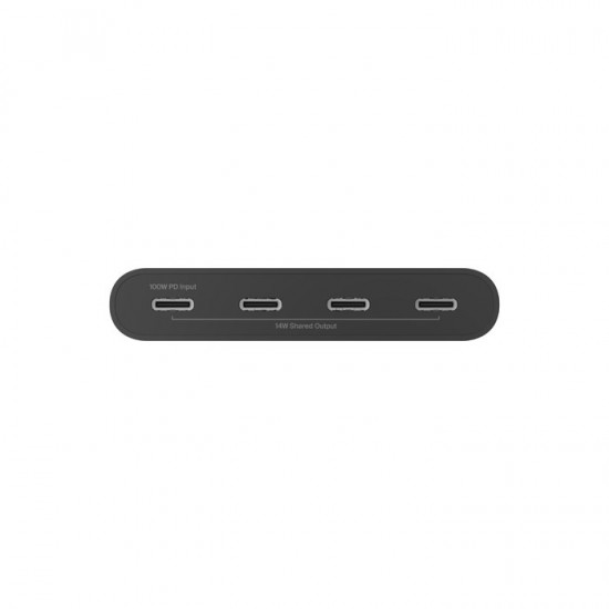 Belkin AVC018BTBK interface hub USB Type-C 10000 Mbit/s Black