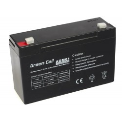 Green Cell AGM Battery 6V 12Ah - Batterie - 12.000 mAh Sealed Lead Acid (VRLA)