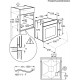 Oven with catalytic converter Electrolux EOF5C50BZ 65 L black