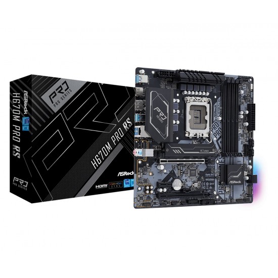 Asrock H670M Pro RS Intel H670 LGA 1700 micro ATX