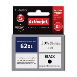 Activejet AH-62BRX ink (replacement for HP 62XL C2P05AE; Premium; 20 ml; black)