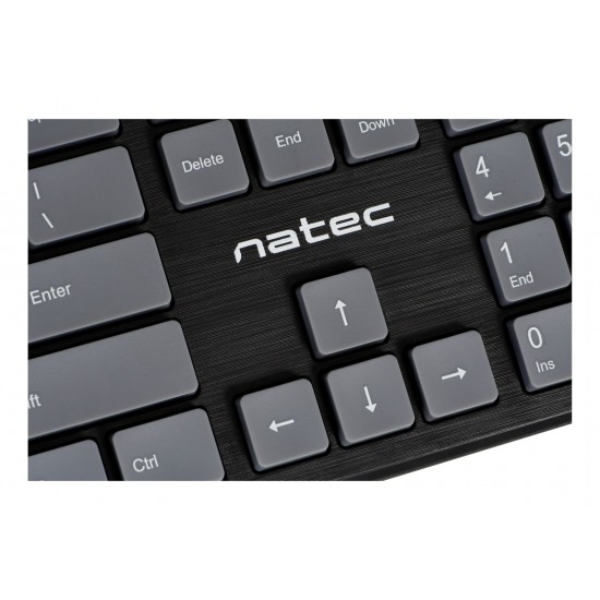 NATEC Discus 2 keyboard USB USB US Slim