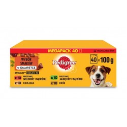 PEDIGREE Adult mix of flavors - Wet food for dogs - 40x100g