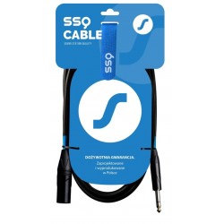 SSQ JSXM5 SS-1464 Cable Jack Stereo - XLR 3-pin Male 5 m Black