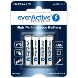 Alkaline batteries everActive Pro Alkaline LR6 AA - blister card - 4 pieces