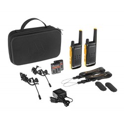 Motorola Talkabout T82 Extreme Twin Pack two-way radio 16 channels Black, Orange