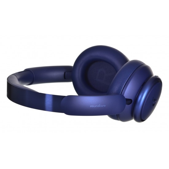 Anker Space Q45 Headphones Wired & Wireless Head-band Calls/Music USB Type-C Bluetooth Blue