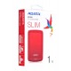 ADATA HV300 external hard drive 1000 GB Red